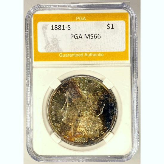 1881-S Morgan Dollar PCGS MS66 SILVER