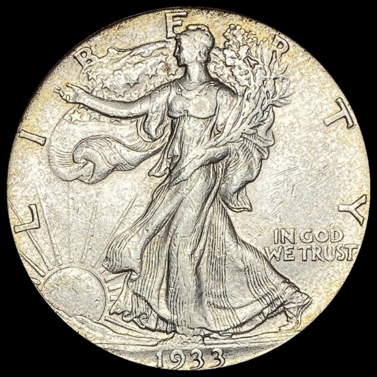1933-S Silver Half Dollar Walking Liberty UNCIRCULATED