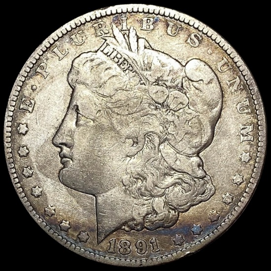 1891-CC Silver Morgan Dollar NICELY CIRCULATED