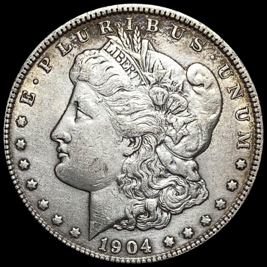 1904 Morgan Silver Dollar NEARLY UNCIRCULATED