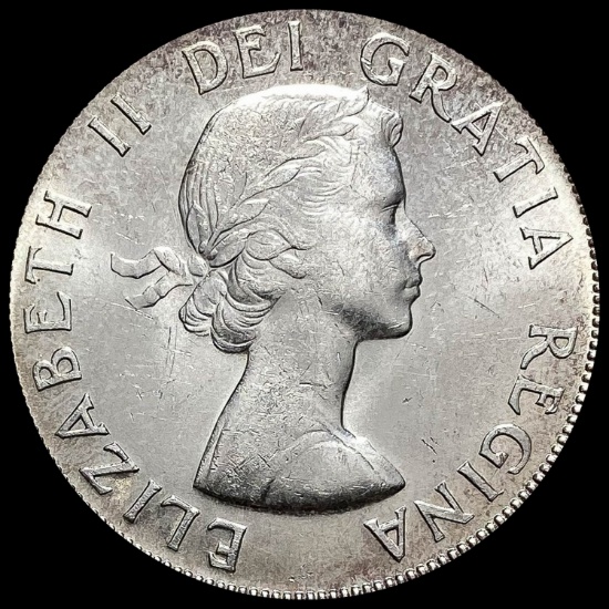 1958 Canada Silver Dollar (British Columbia) UNCIRCULATED