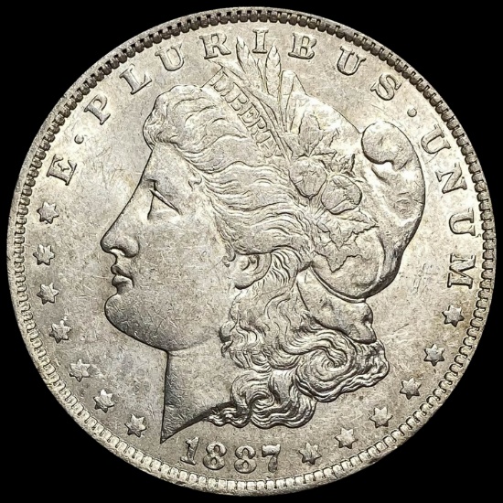 1887-O Morgan Silver Dollar NEARLY UNCIRCULATED