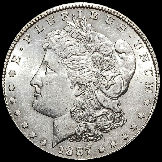 1887-S Silver Morgan Dollar CHOICE BU