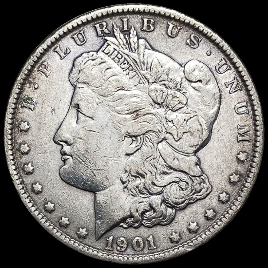 1901 Morgan Silver Dollar CLOSELY UNCIRCULATED