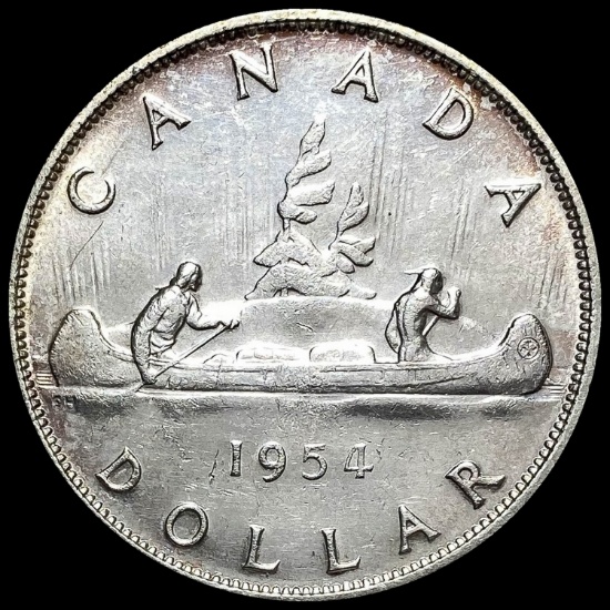1954 Canada Silver Dollar UNCIRCULATED