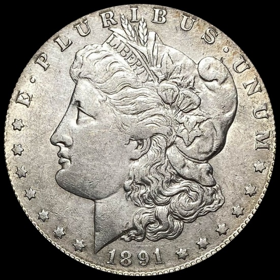 1891-O Silver Morgan Dollar CLOSELY UNCIRCULATED