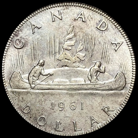 1961 Canada Silver Dollar UNCIRCULATED