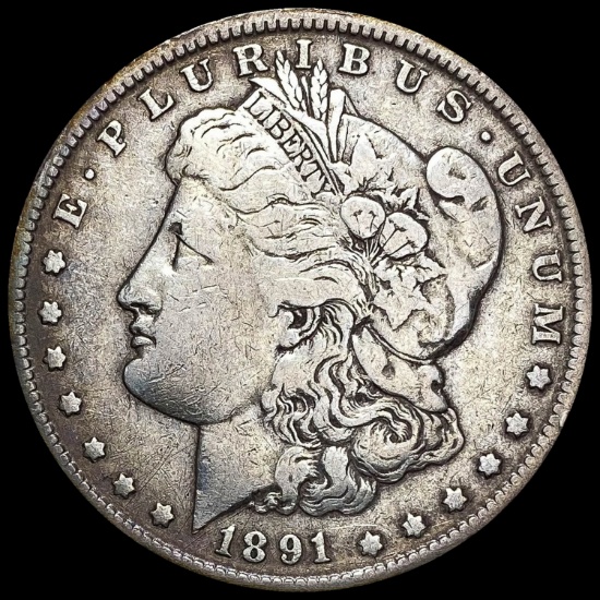1891-O Silver Morgan Dollar LIGHTLY CIRCULATED