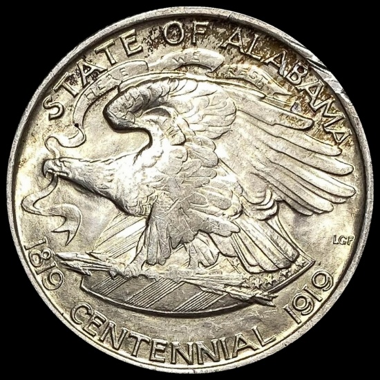 1919-1921 Silver Half Dollar Alabama Centennial GEM BU