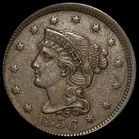 1856 Braided Hair Large Cent CLOSELY UNCIRCULATED