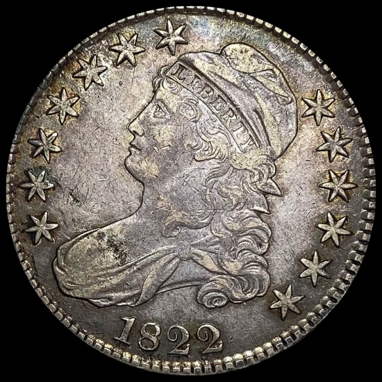 1822 Capped Bust Half Dollar CLOSELY UNCIRCULATED