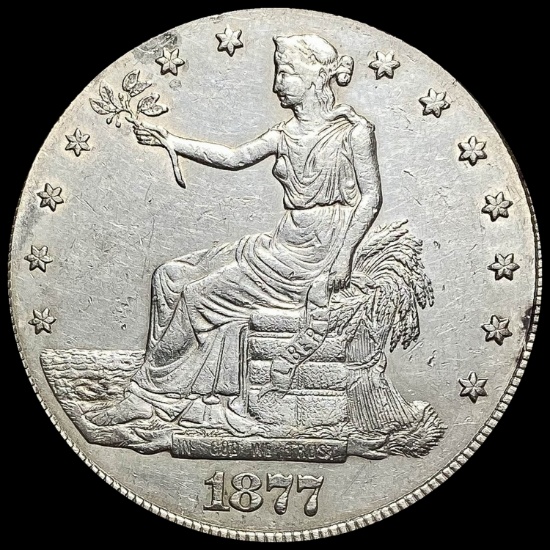 1877 Silver Trade Dollar UNCIRCULATED