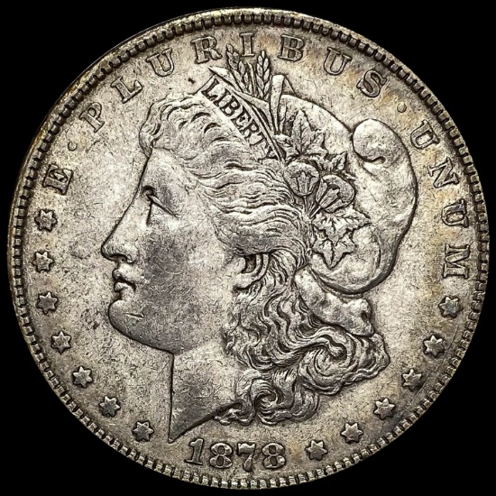 1878 Silver Morgan Dollar NEARLY UNCIRCULATED