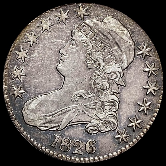 1826 Capped Bust Half Dollar CHOICE BU