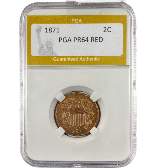 1871 2C PGA PR64 RED