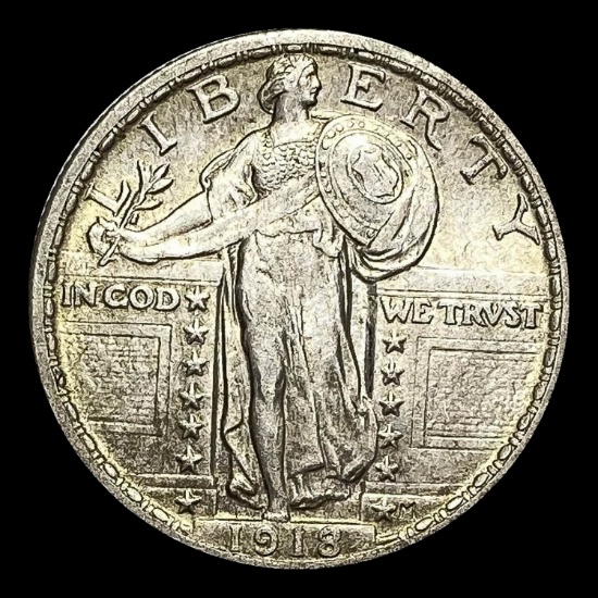 1918 Standing Liberty Quarter CHOICE BU