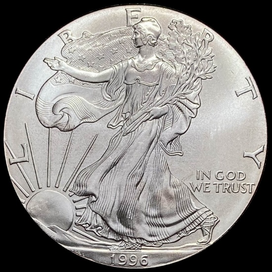 1996 1 oz Silver American Eagle $1 GEM BU