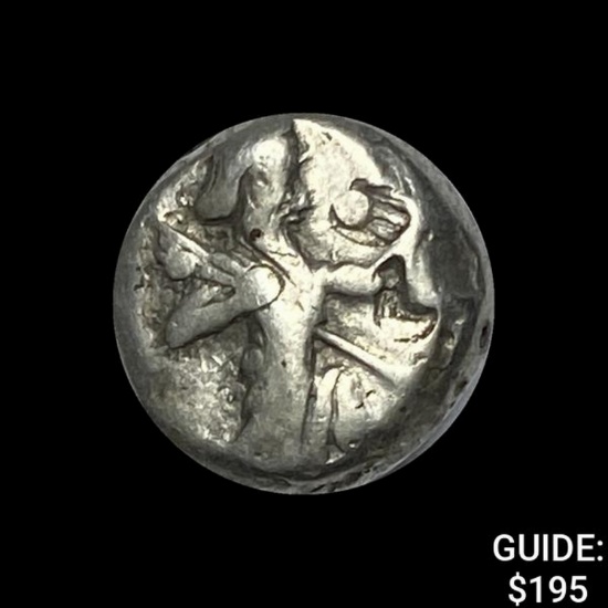 [420-375 BC] Achaemenid Xerxes II Silver Siglos NEARLY UNCIRCULATED