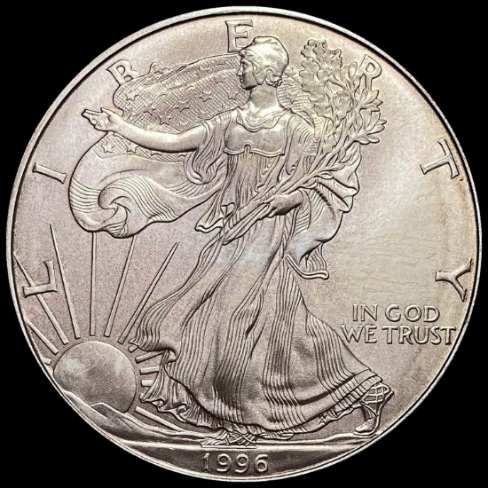 1996 1 oz Silver American Eagle $1 GEM BU