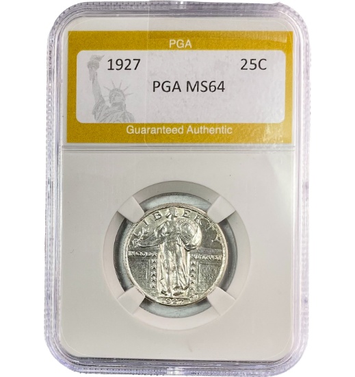 1927 Standing Liberty Quarter PGA MS64