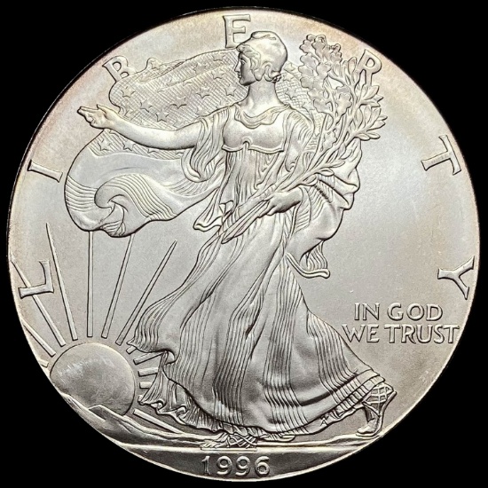 1996 1 oz Silver American Eagle $1 GEM BU