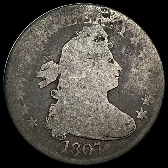 1807 Draped Bust Quarter NICELY CIRCULATED