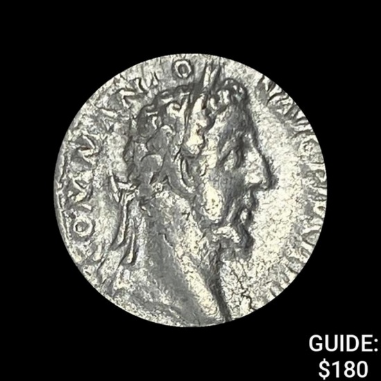 [117-192 AD] Rome Commodus Denarius CHOICE AU