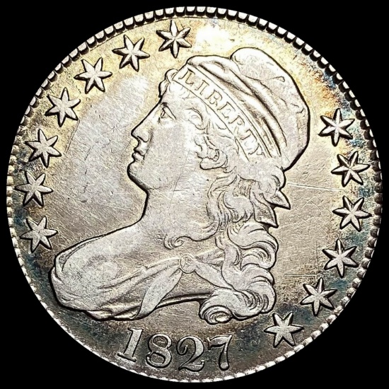 1827 Capped Bust Half Dollar CLOSELY UNCIRCULATED
