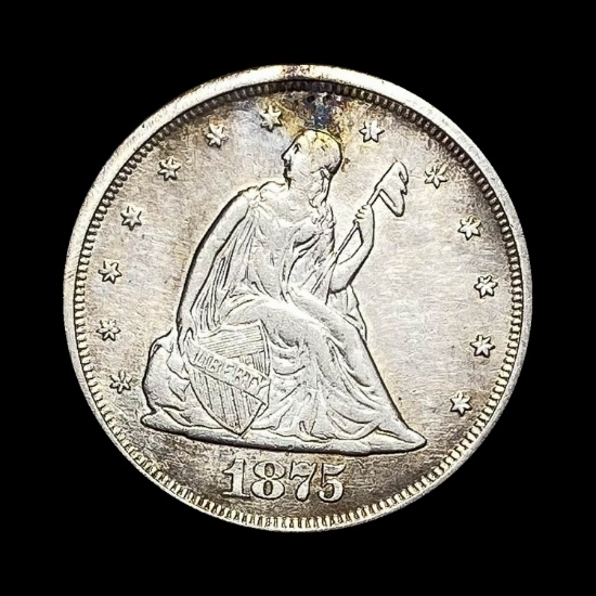 1875-S Silver Twenty Cent Piece UNCIRCULATED