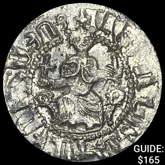 [1198-1219 AD] Crusaders Armenia Silver Tram UNCIRCULATED