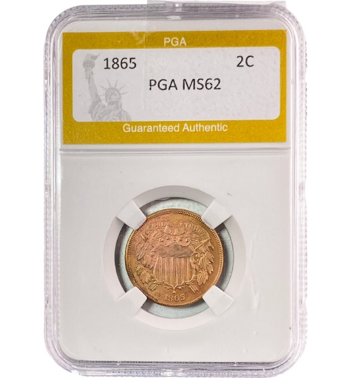 1865 2C PGA MS62