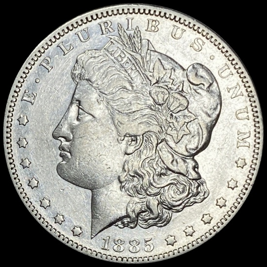 1885-S Silver Morgan Dollar CHOICE AU
