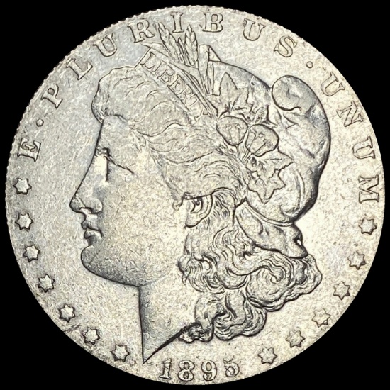 1895-O Morgan Silver Dollar NEARLY UNCIRCULATED