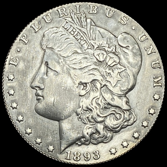 1893 Morgan Silver Dollar LIGHTLY CIRCULATED
