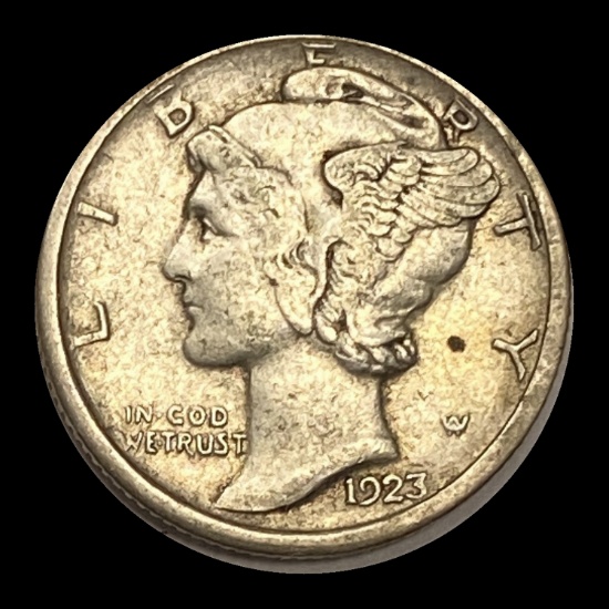 1923-S Mercury Dime CLOSELY UNCIRCULATED