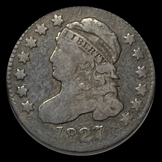 1827 Capped Bust Dime NICELY CIRCULATED