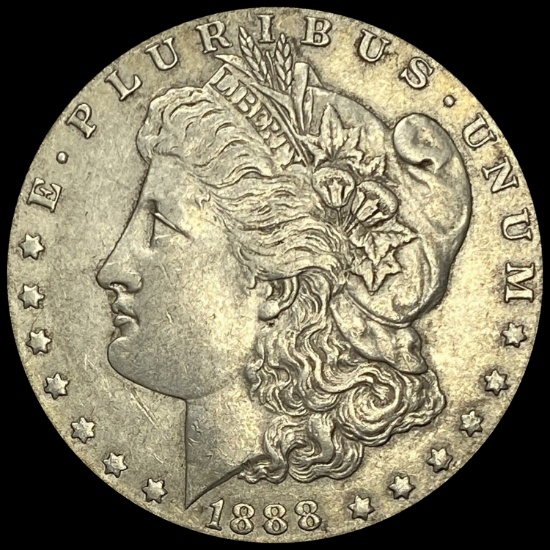 1888-O Silver Morgan Dollar NEARLY UNCIRCULATED