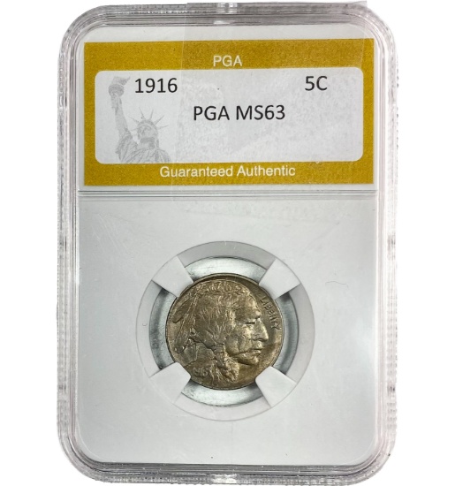 1916 Buffalo Nickel PGA MS63