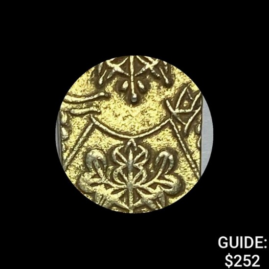 [1868-1869] Japan Gold 2 Bu .029oz CLOSELY UNCIRCULATED