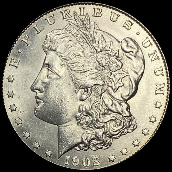 1902-O Silver Morgan Dollar GEM BU