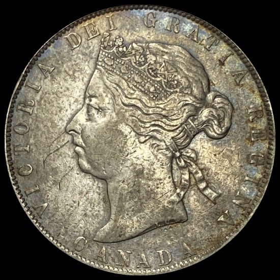 1899 Canada Silver 50 Cents LIGHTLY CIRCULATED