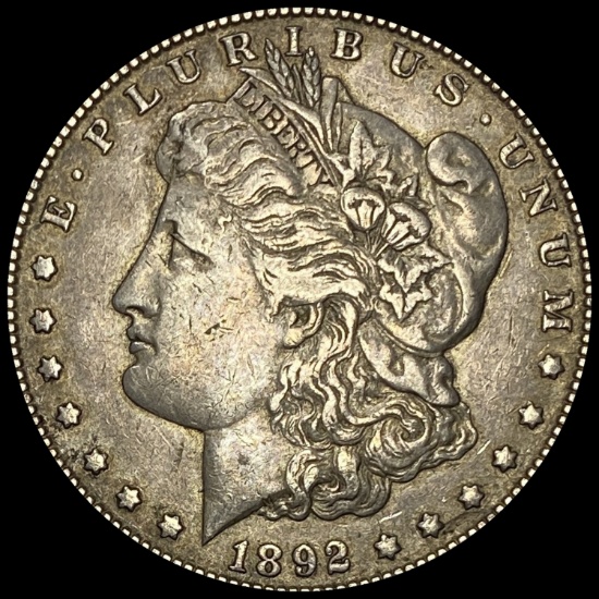 1892-O Silver Morgan Dollar NEARLY UNCIRCULATED