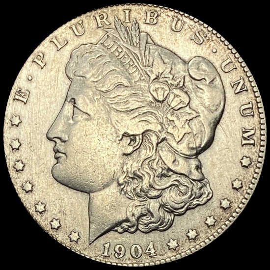 1904-S Silver Morgan Dollar LIGHTLY CIRCULATED