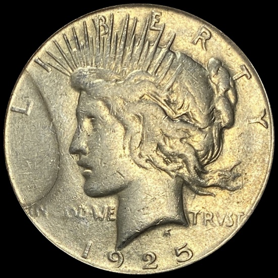 1925-S Peace Silver Dollar LIGHTLY CIRCULATED