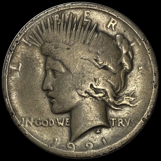 1921 Silver Peace Dollar NICELY CIRCULATED