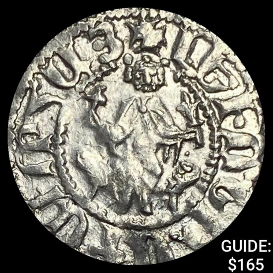 [1198-1219 AD] Crusaders Armenia Silver Tram UNCIRCULATED