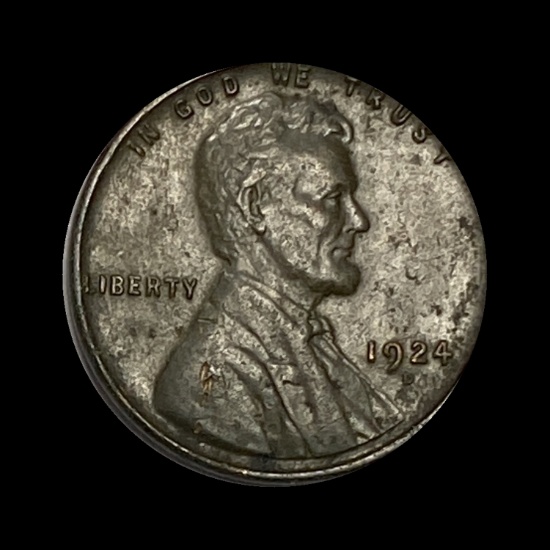 1924-D Lincoln Wheat Cent CHOICE AU