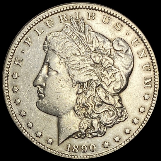 1890-CC Morgan Silver Dollar CHOICE AU