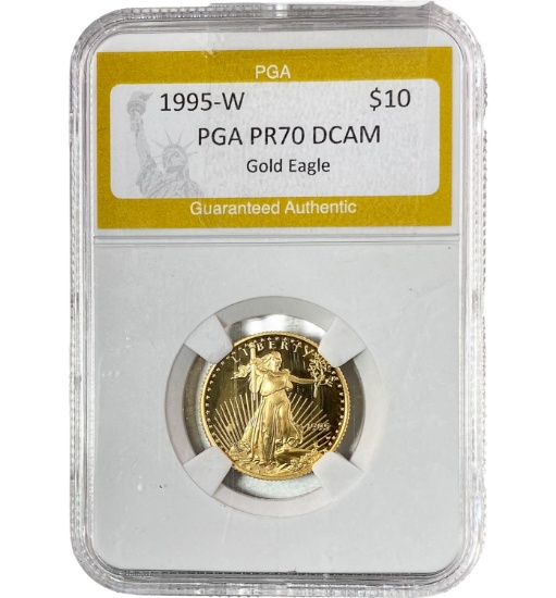 1995-W $10 Gold Eagle PGA PR70 DCAM