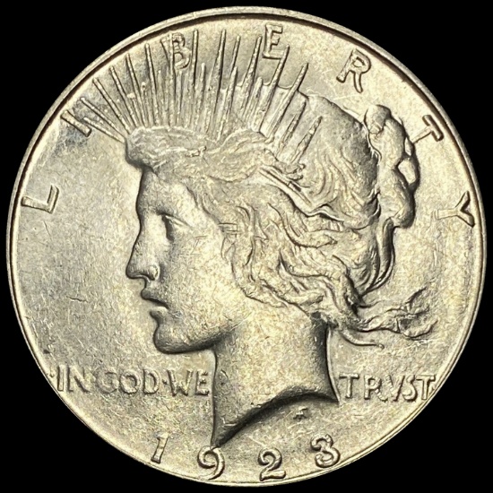 1923-S Silver Peace Dollar CLOSELY UNCIRCULATED